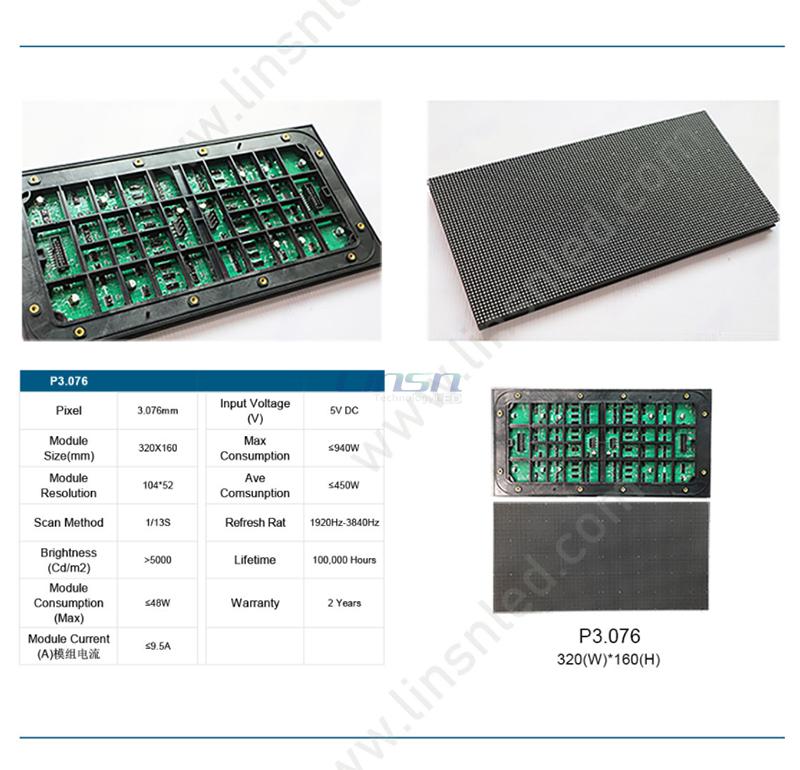 p3mm outdoor led display module